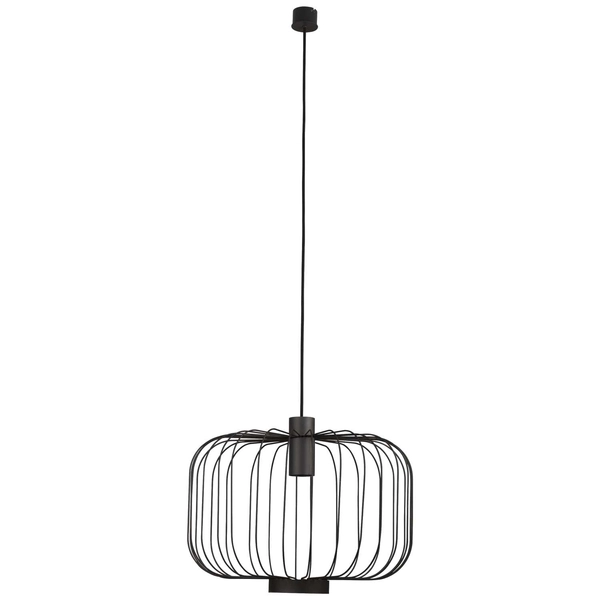 LAMPA wisząca ALLAN 6941 Nowodvorski metalowa OPRAWA industrialny zwis klatka czarna