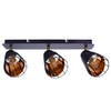 Spot LAMPA sufitowa RICK ML5567 Milagro metalowa OPRAWA industrialne reflektorki druciane na listwie czarne złote