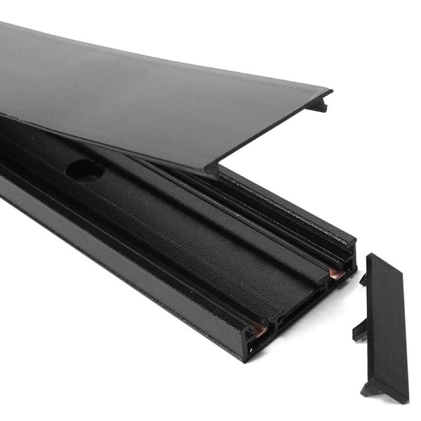 Szynoprzewód magnetyczny 979 Domeno LED metalowy czarny