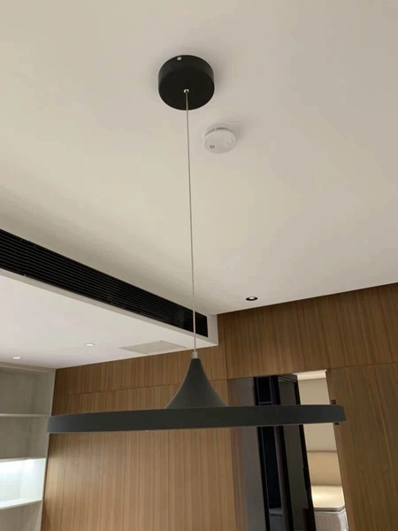 Lampa wisząca DISC CHUA-16W-NW okrągła dysk LED 16W 4000K zwis czarny