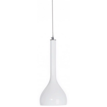 Skandynawska lampa wisząca Soul nad stolik do salonu biała