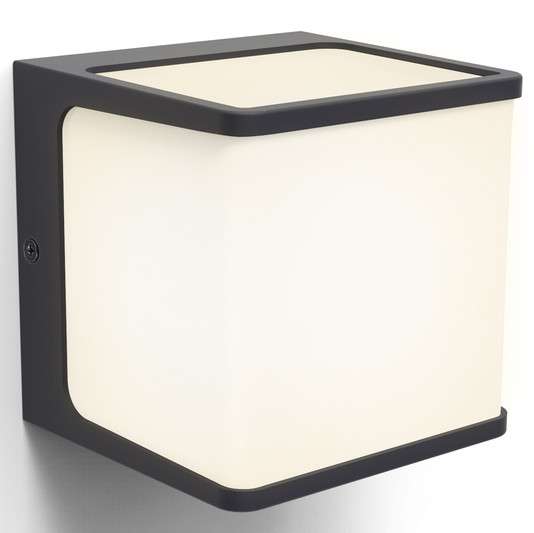 Kinkiet LAMPA elewacyjna DOBLO 5197002125 Lutec kwadratowa OPRAWA ścienna LED 15W 3000K outdoor IP54 szary