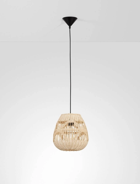 Naturalna lampa wisząca REYNOSA LE42950 hampton beżowa czarna