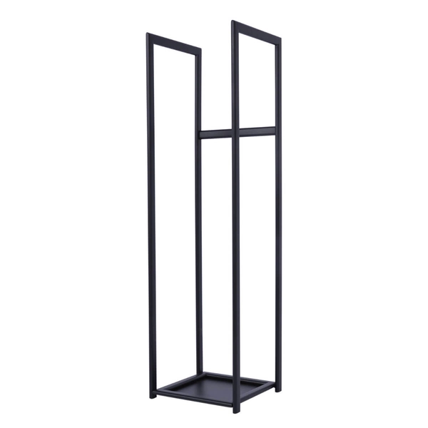 Industrialny stojak na drewno Kaja Home KS-13 STOJAK WOOD M metalowy czarny