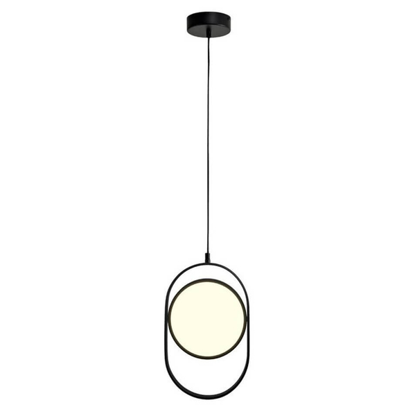 Zwisowa lampa Elipse 60217A-M LED 16W 3000K regulowana czarna