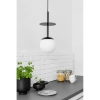 Wiszący metalowa lampa do kuchni PLAAT A PLA199P0 kula niebieski