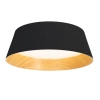 Plafon FABIO C0282 czarny LED 36W 3000K do salonu 46cm