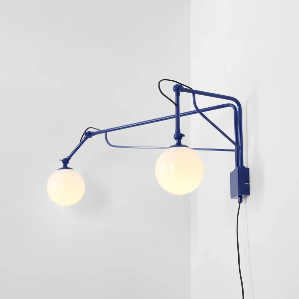 Kierunkowy kinkiet ścienny SOHO 1105D25 z regulacją kobaltowy