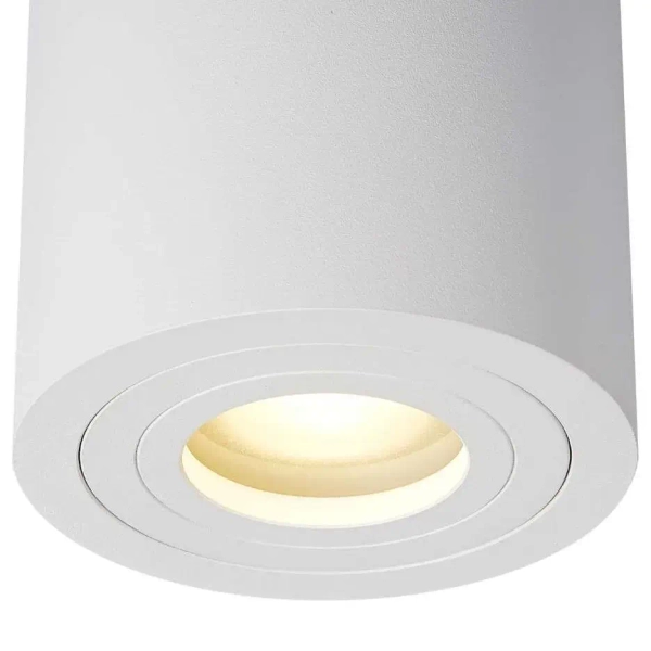 Lampa sufitowa Rondip ACGU10-158-N metalowy downlight do łazienki biały