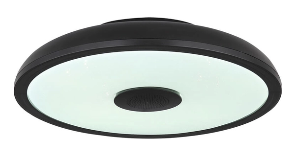 Lampa sufitowa Raffy 41366B z głośnikiem LED 18W 3000-6500K czarna