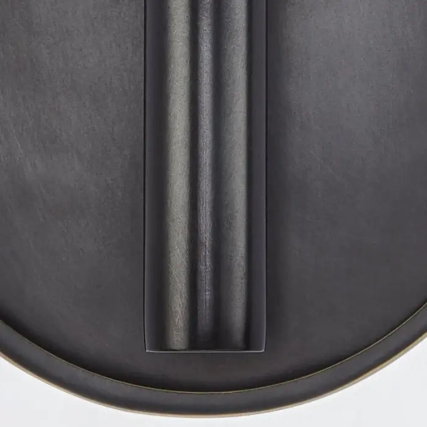 Alabastrowa lampa ścienna Lucian QN-LUCIAN1-UBZ-AR do jadalni czarny