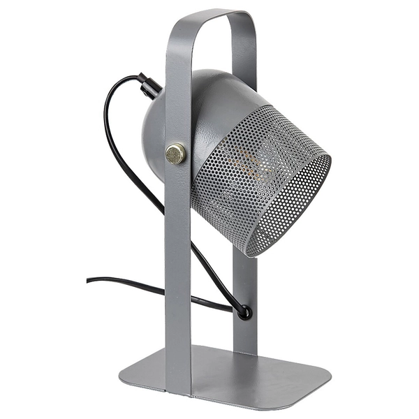 Nowoczesna lampa stołowa Ronnie 5254 metalowa z regulacją gabinet szara
