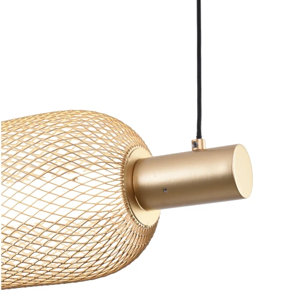 Lampa wisząca nad stół Sarr MD2596-5B-3BGT LED 27W 3000-5700K czarny