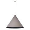 Lampa wisząca do gabinetu VESUVIO 41064 kompozyt szara czarna