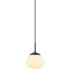 Lampa wisząca do salonu Rise 108547 Markslojd szklana biała czarna