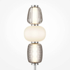 Stołowa lampka Pattern MOD267TL-L28CH3K LED 28W 3000K chrom biała szara