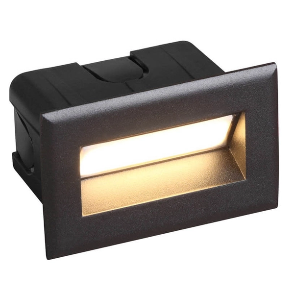 Lampa wpuszczana zewnętrzna Erba ONFL-0332-3K Italux LED 3W 3000K IP65 czarny