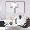Lampa wisząca ROBIN MLP4482 Milagro zwisowa okrągła biała srebrna