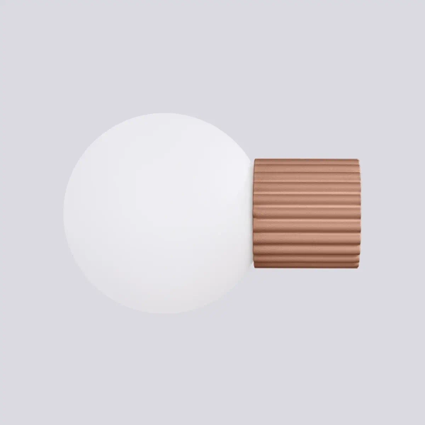 Kinkiet ścienny kulisty HALO SL.1732 do łazienki IP44 biała beżowa