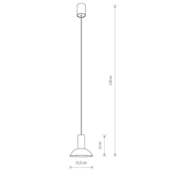 Lampa wisząca punktowa Hermanos 8192 Nowodvorski do salonu czarna
