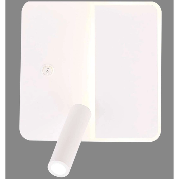 Lampa ścienna z regulacją ALMA 22-75994 LED 9W 4000K kwadratowy biały