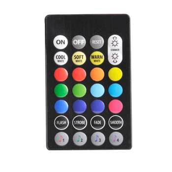 Pilot do taśmy ledowej 325242 RGBW TV music wielofunkcyjny czarny