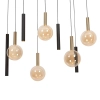 Wisząca lampa nad stół Josiane  21441/12/62 do jadalni szklane kule czarny