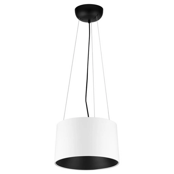 Wisząca lampa do jadalni CAMPANERO LE44807 LED 24W 3000K biała czarna