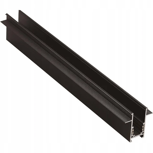 Wpuszczana szyna Track Magnetic 52 Gips2 AZ4648 z zaślepkami 1.5m czarny