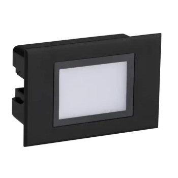 Wpuszczana lampa ścienna LAVERNO LE75324 LED 3W 3000K IP65 czarna