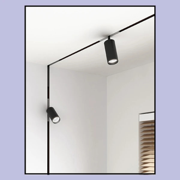 Magnetyczna szynowa lampa ON/OFF PET next czarna LED 8,5W 3000K regulowana tuba 16366-M930-WW-00-13