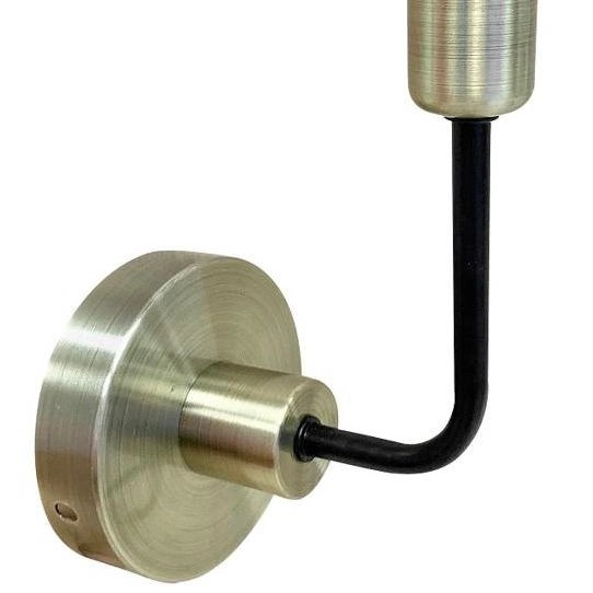 Industrialny kinkiet ścienny SAGA 21-01313 retro do sypialni czarny patyna