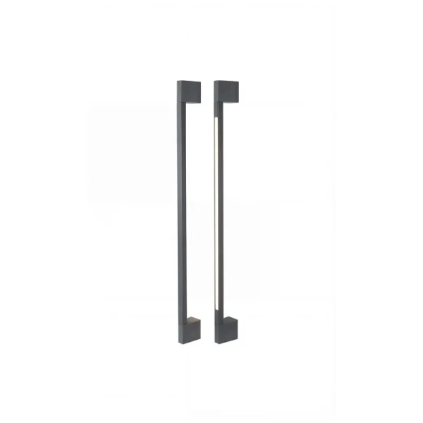 Liniowa lampa na elewację GUSTO grafitowa AZ6840 1xLED 9W 3000K IP54