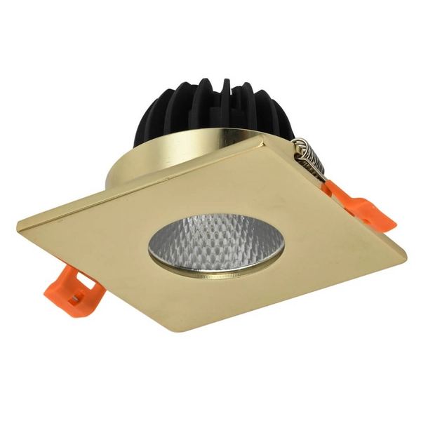 Lampa wpuszczana CLEAN AZ5991 LED 7W 3000-6000K IP44 złoty przezroczysty