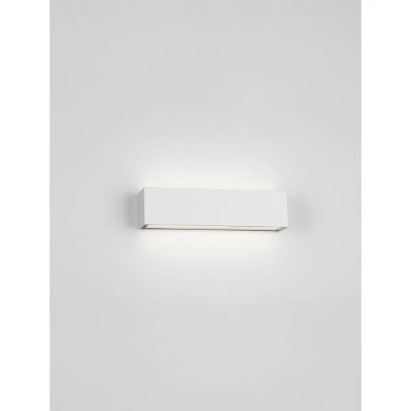 Ledowy naścienny kinkiet RAVEZCO LE75198 LED 22W 3000K IP65 biała