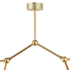 Molekułowa sufitowa lampa Fairy 6470 TK Lighting szklane klosze kule złota