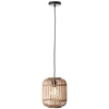 Zwisowa lampa boho Woodrow 93777/20 Brilliant klatka bambusowa brąz