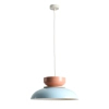 Lampa wisząca koralowa błękitna ALDO 1xE27 do sypialni 1152G29_11_J