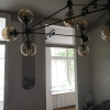 Loftowa lampa wisząca Astrifero ST-9047-10 amber Step molekuły czarna