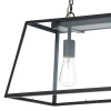 Loftowa lampa wisząca Academy ACA0322 nad wyspę szklana czarny