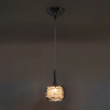 Szklana lampa wisząca z kryształami CRYSTAL P0076-01A-F4FZ glamour chrom