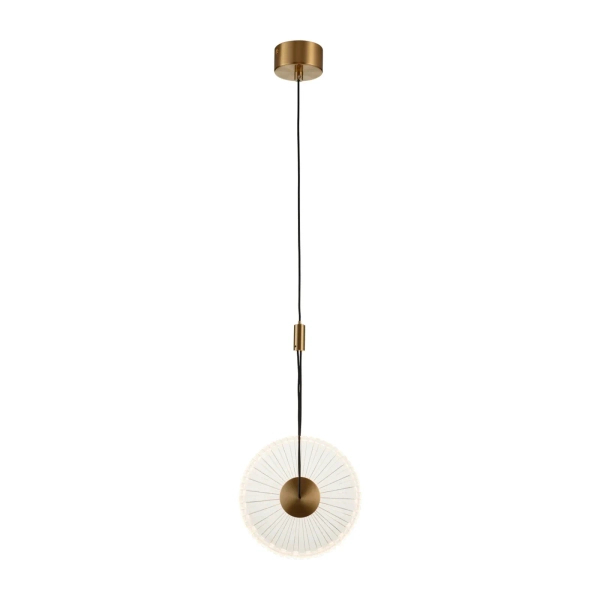 Wisząca lampa złota SUNBLAST LED 5W 3000K talerz nad stół ST-DL5623
