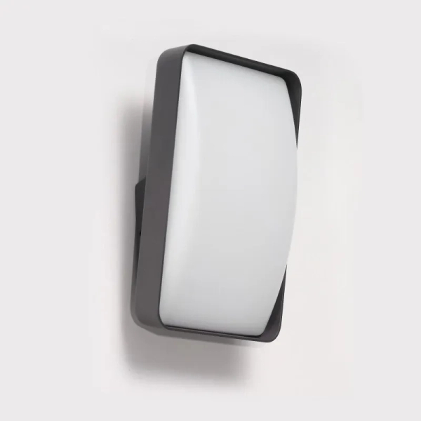 Naścienna lampa MORTEN grafitowa biała AZ6637 1xLED 10W 3000K IP54