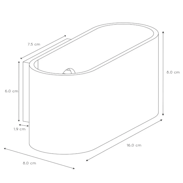 Metalowa lampa ścienna XERA 23254/01/30 Lucide czarna złota