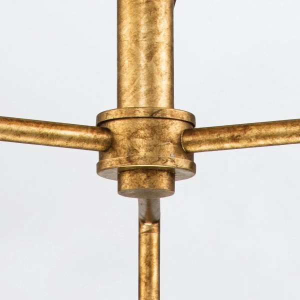 Potrójna lampa wisząca Sawgrass QN-SAWGRASS-3-DG-O tubki białe złote