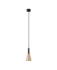 Metalowa lampa wisząca nad stół 22180 LED 7W 3000K tuba czarny złoty