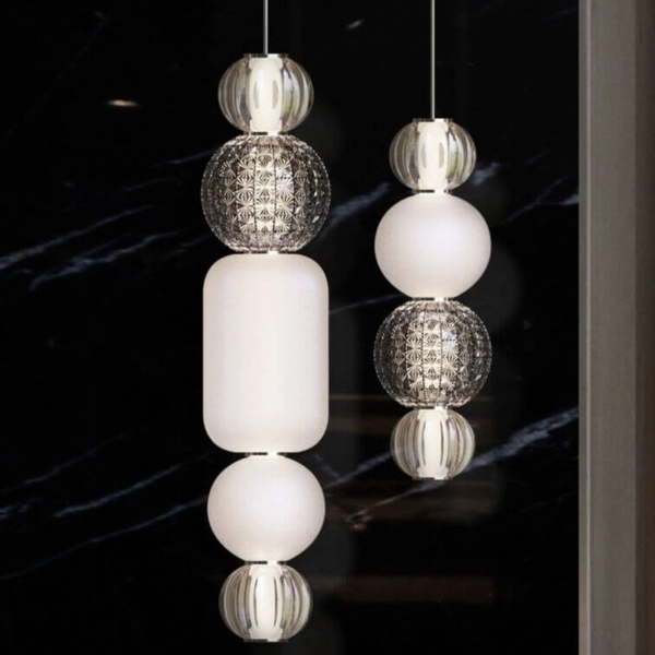 Lampa LED wisząca Collar P069PL-L17CH3K LED 17W 3000K okrągła przeźroczysta