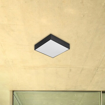 Plafon LAMPA sufitowa TARTU 7899 Rabalux łazienkowa OPRAWA plafoniera LED 18W 2800K - 6000K metalowa kwadratowa IP44 czarna