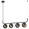 Kulista lampa wisząca Alisa LP-005/4L grafit Light Prestige kule grafit przydymiony
