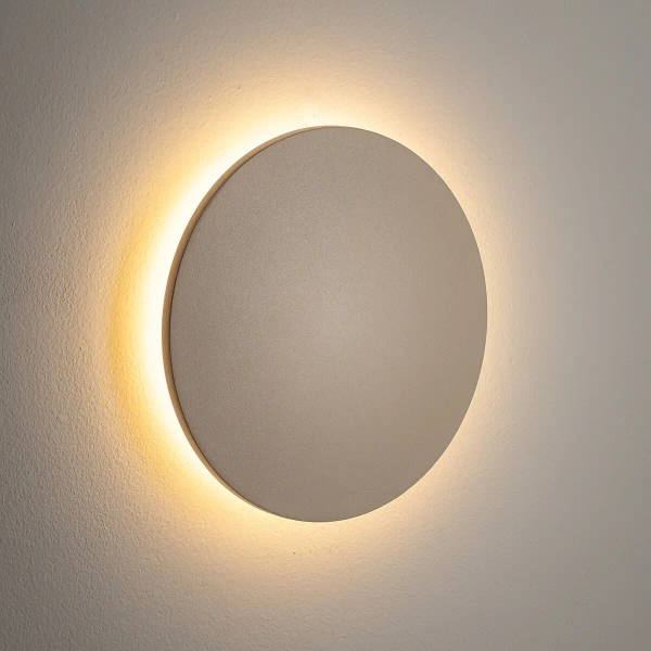 Okrągła lampa ścienna ARIA 11566 LED 9W 3000K IP54 piaskowy